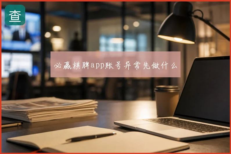 必赢棋脾app账号异常先做什么